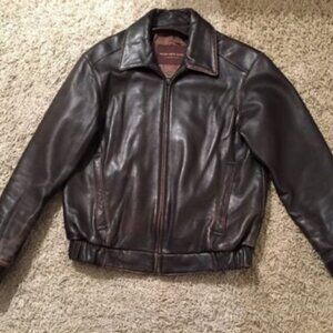 Marc New York, Andrew Marc Brown Leather Jacket